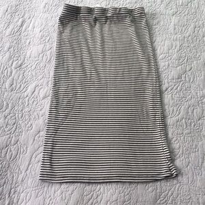 Striped Pencil Skirt